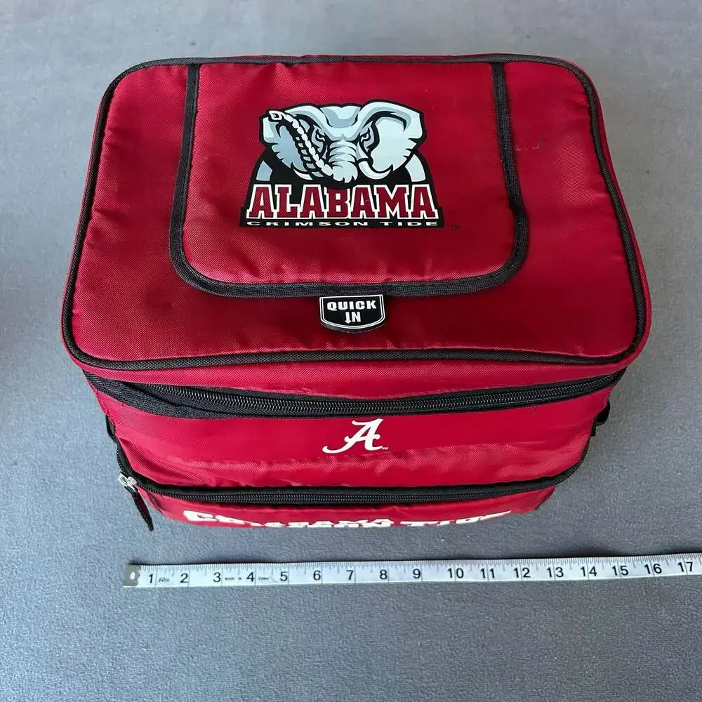 Logo Brands Alabama Crimson Tide 35-Can Flex Cooler with Quick-In Lid